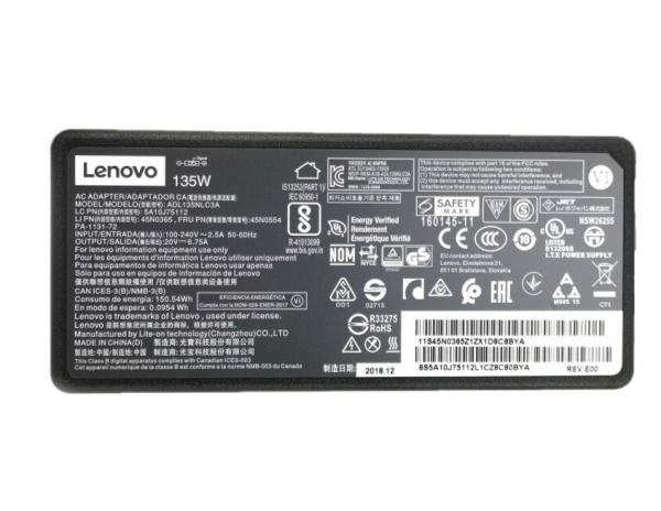 Original 135W 20V 6.75A Lenovo Y50-70 59440656 Netzteil + Frei Ladekabel Original 135W 20V 6.75A Lenovo Y50-70 59440656 Netzteil + Frei Ladekabel