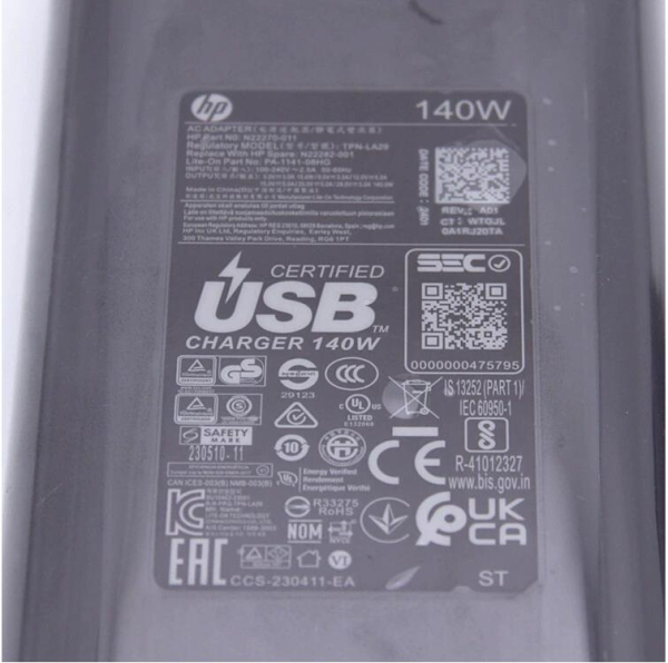 Original 140W USB-C HP OMEN 14-fb0060TX Netzteil + Frei Ladekabel Original 140W USB-C HP OMEN 14-fb0060TX Netzteil + Frei Ladekabel