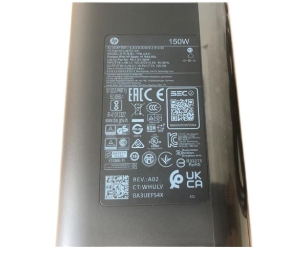 19.5V 7.7A 150W Original HP OMEN Gaming 16-c0777ng 16-c0028np Netzteil + Frei Ladekabel 19.5V 7.7A 150W Original HP OMEN Gaming 16-c0777ng 16-c0028np Netzteil + Frei Ladekabel