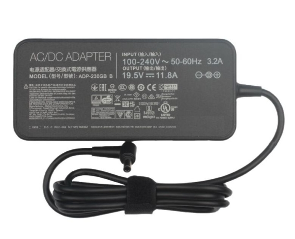 230W 19.5V 11.8A Ersatz für Asus 0A001-00260300 A17-180P1A Netzteil + Frei Ladekabel 230W 19.5V 11.8A Ersatz für Asus 0A001-00260300 A17-180P1A Netzteil + Frei Ladekabel