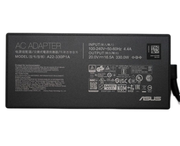 Original 20V 16.5A 330W Asus ROG Strix Scar G733PZ-XS97 Netzteil + Frei Ladekabel Original 20V 16.5A 330W Asus ROG Strix Scar G733PZ-XS97 Netzteil + Frei Ladekabel