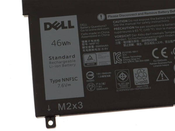 Original 4 Zellen 5940mAh 46Wh Akku für Dell XPS 13-9365-D1605TS Original 4 Zellen 5940mAh 46Wh Akku für Dell XPS 13-9365-D1605TS