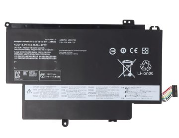 14.8V 3175mAh 47Wh Akku für Lenovo ThinkPad S1 45N1705 45N1707