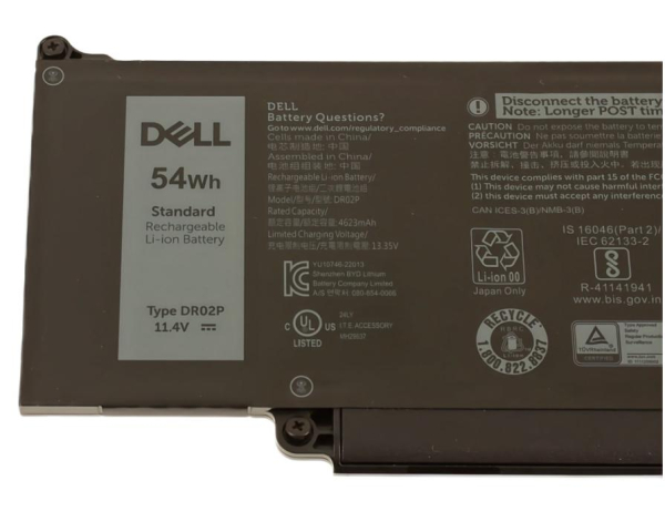 Original 4623mAh 54Wh Akku für Dell Precision 15 (3580-N007P3580EMEA_VP) Original 4623mAh 54Wh Akku für Dell Precision 15 (3580-N007P3580EMEA_VP)