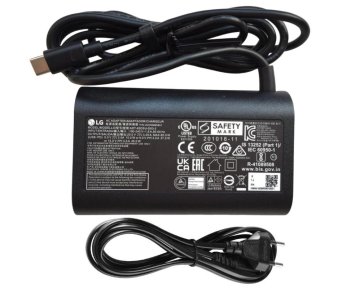Original 65W Type-C LG Gram 16Z90P-K.AAB7U1 Netzteil Ladegerät + Ladekabel Original 65W Type-C LG Gram 16Z90P-K.AAB7U1 Netzteil Ladegerät + Ladekabel