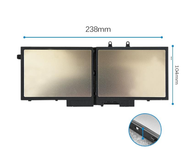 Original 4250mAh 68Wh Akku für Dell Latitude 14 5410 N004L5410-D1526CN Original 4250mAh 68Wh Akku für Dell Latitude 14 5410 N004L5410-D1526CN