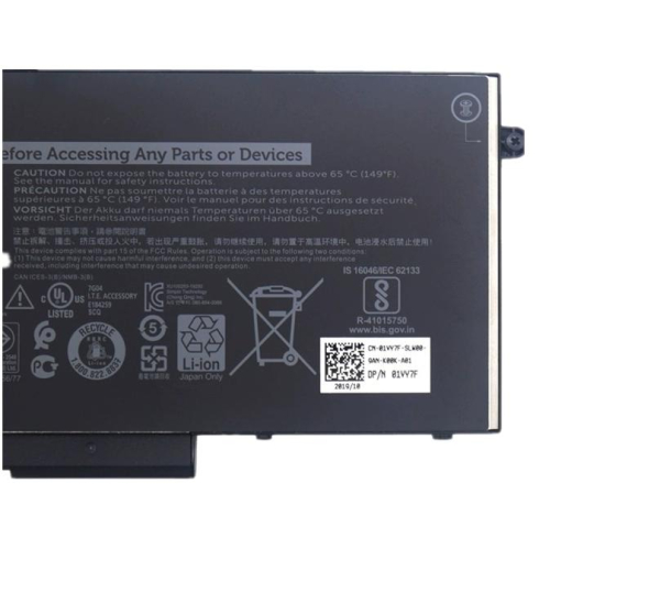 Original 4250mAh 68Wh Akku für Dell Latitude 14 5410 N004L5410-D1526CN Original 4250mAh 68Wh Akku für Dell Latitude 14 5410 N004L5410-D1526CN