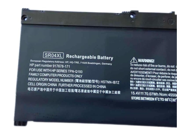 70.07Wh 4550mAh Akku für HP Pavilion Power 15-cb005ne 15-cb005ng 70.07Wh 4550mAh Akku für HP Pavilion Power 15-cb005ne 15-cb005ng