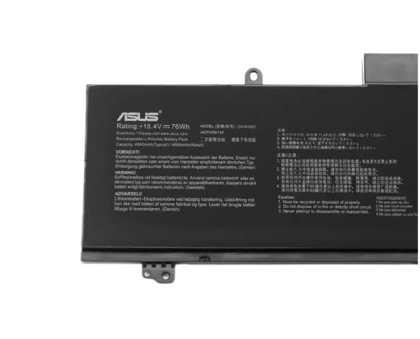 Original 4940mAh 76Wh Akku für Asus Zephyrus S GX502GV-ES004T Original 4940mAh 76Wh Akku für Asus Zephyrus S GX502GV-ES004T