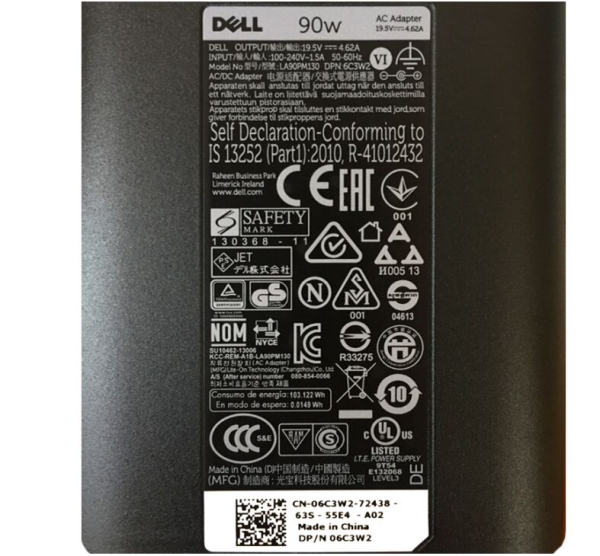 Original 19.5V 4.62A 90W Dell FA90PM135 Netzteil + Frei Ladekabel Original 19.5V 4.62A 90W Dell FA90PM135 Netzteil + Frei Ladekabel