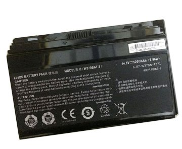 14.8V 5200mAh 76.96Wh Akku für Clevo W370BAT-8 W350ET w350ETq