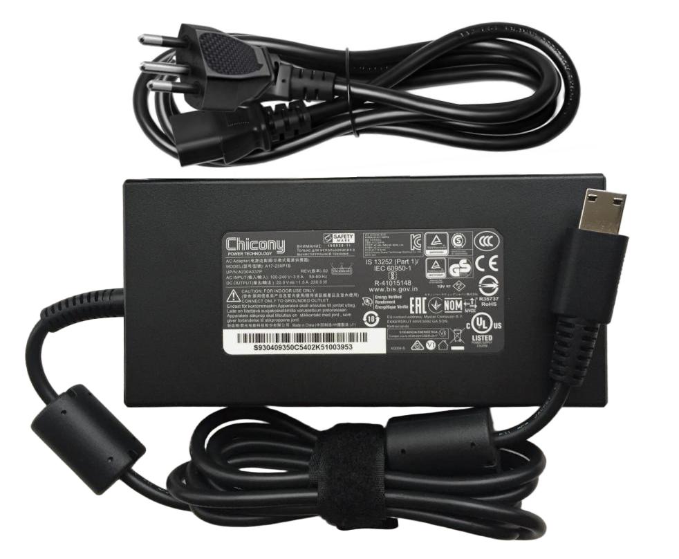 Original 20V 11.5A 230W Chicony A17-230P1B Netzteil Ladegerät + Ladekabel