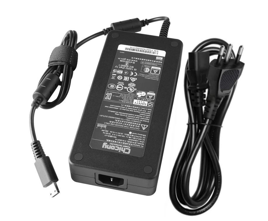 Original 20V 14A 280W MSI Vector 17 HX A14VGG-206IT Netzteil Ladegerät + Ladekabel