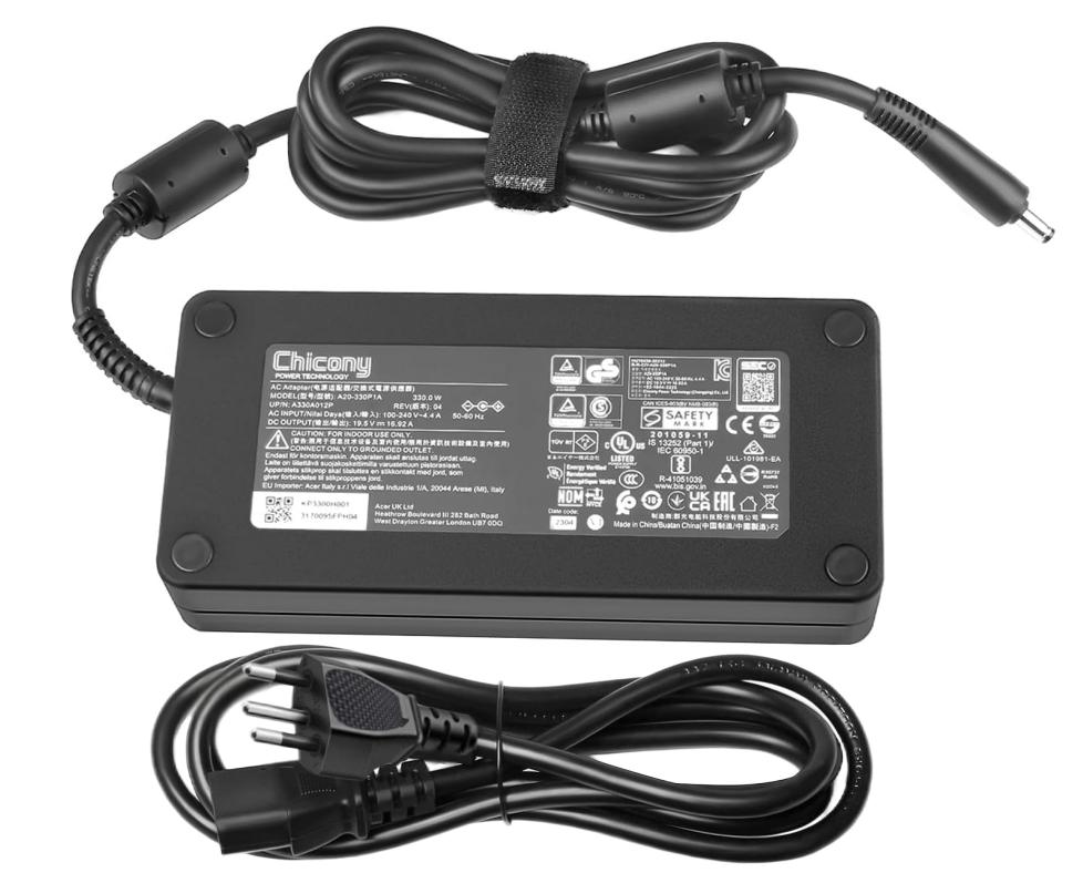 Original 19.5V 16.92A 330W Acer Predator Helios Neo 18 PHN18-71-7972 Netzteil + Ladekabel