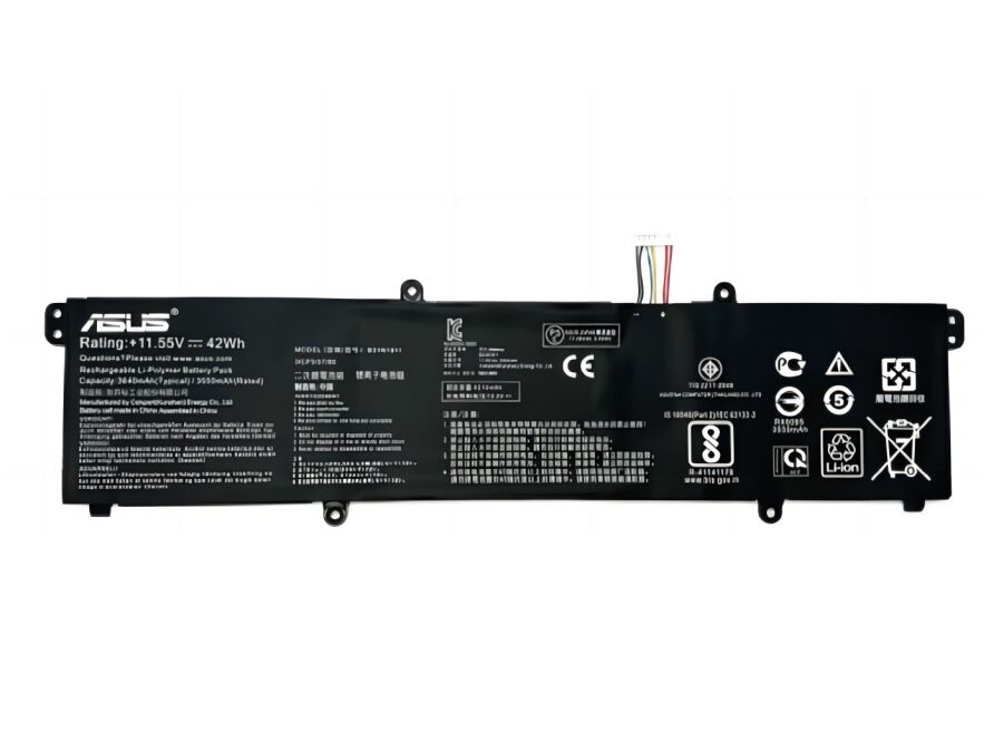 Original 3640mAh 42Wh Asus VivoBook Flip 14 TP470EA-EC029TS Akku