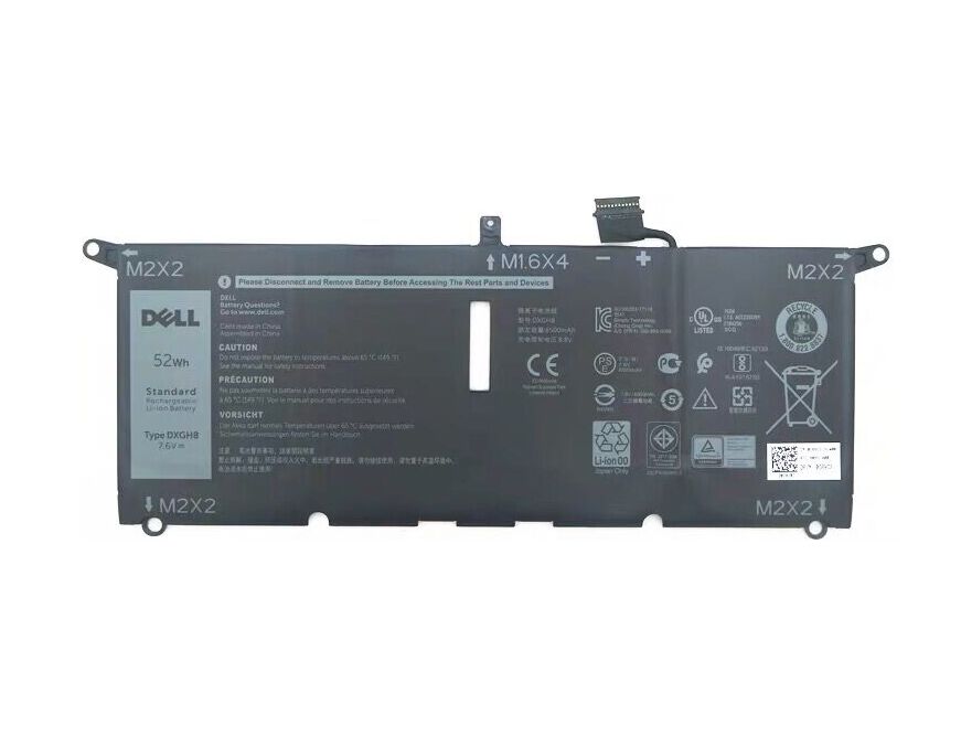 Original 6500mAh 52Wh Akku Für Dell XPS 13-9370-D1605G