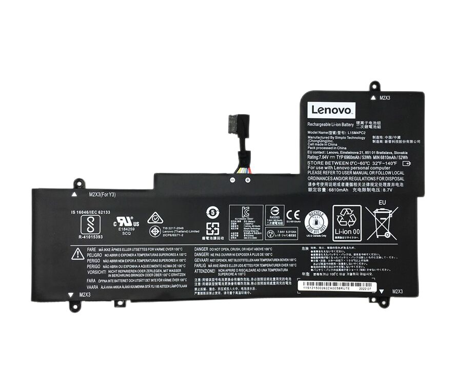 Original 6960mAh 53Wh Akku Für Lenovo Yoga 710-14IKB 80V40048MH