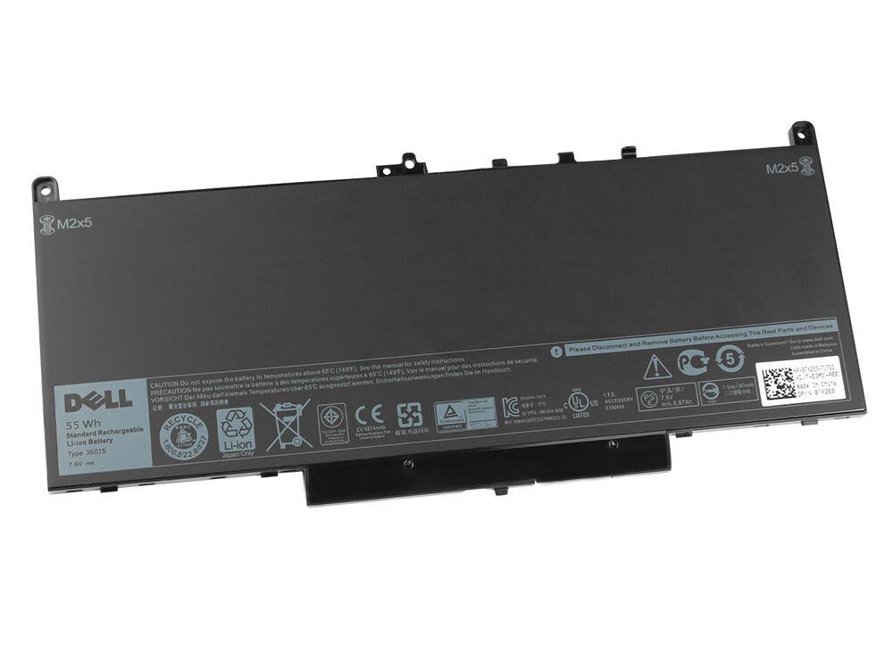 Original 7080mAh 55Wh Akku für Dell Latitude 14 E7470