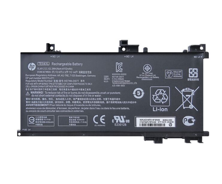 Original 63.3Wh 4112mAh Akku für HP Omen 15-ax212nl 15-ax212no
