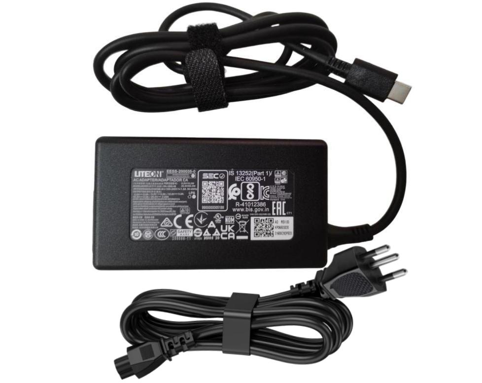 Original 65W Type-C Acer Chromebook Plus Enterprise 515 CBE595-1T-364P Netzteil + Frei Ladekabel