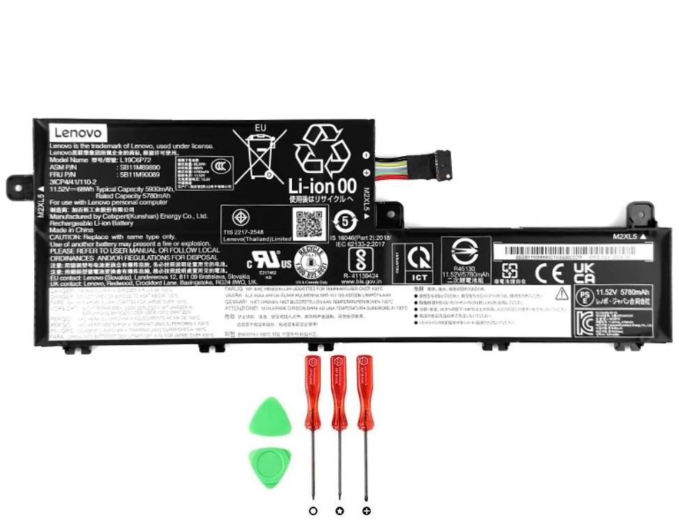 Original 5930mAh 68Wh Akku für Lenovo ThinkPad P15V Gen 1 20TQ0002MZ Original 5930mAh 68Wh Akku für Lenovo ThinkPad P15V Gen 1 20TQ0002MZ