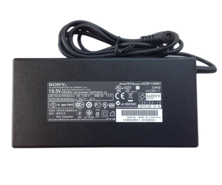 Original 19.5V 6.2A 120W Sony KDL-42W817B Netzteil + Frei Ladekabel
